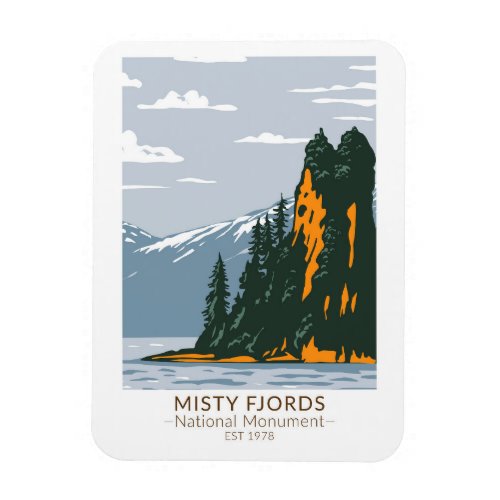 Misty Fjords National Monument New Eddystone Magnet