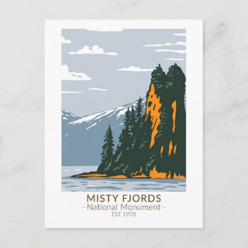 Misty Fjords National Monument New Eddystone Postcard