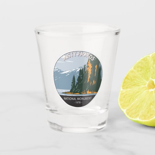 Misty Fjords National Monument New Eddystone  Shot Glass