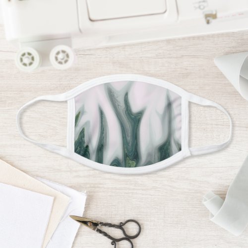 Misty Forest Abstract Design Face Mask