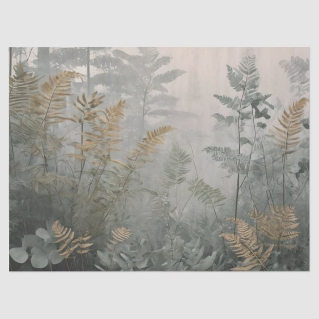 Misty Forest Elegance tissue paper (Front)