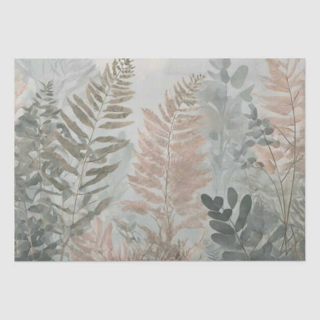 Misty Forest Elegance tissue paper (Front)