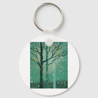 Misty Forest Keychain