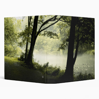 Misty Forest Notebook Binder Ephesians 5:8