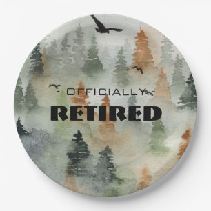 Misty Forest Officially Retired Party Plates