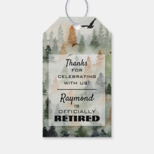 Misty Forest Party Favor Hang Tags
