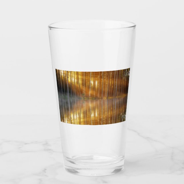 Misty Forest Scene Glass (Front)