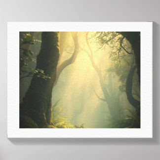 ​Misty Forest Serenity Canvas Photo Tile
