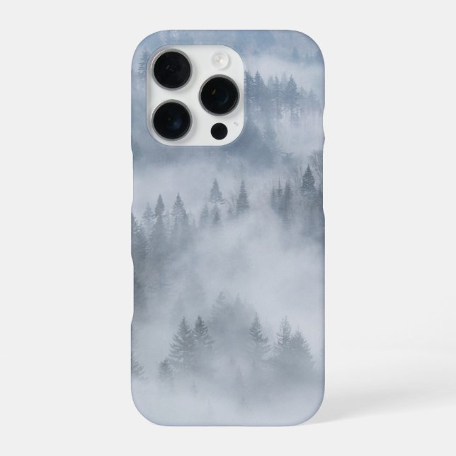 Misty Forest Valley Iphone Case (Back)