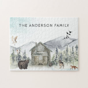 Misty Forest   Woodland Wilderness Jigsaw Puzzle