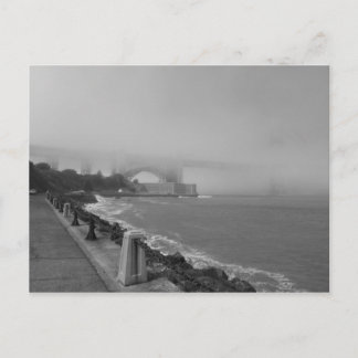 Misty Golden Gate Bridge I Postcard