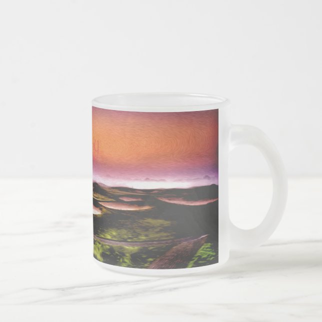 Misty Golf Morning Mug (Right)