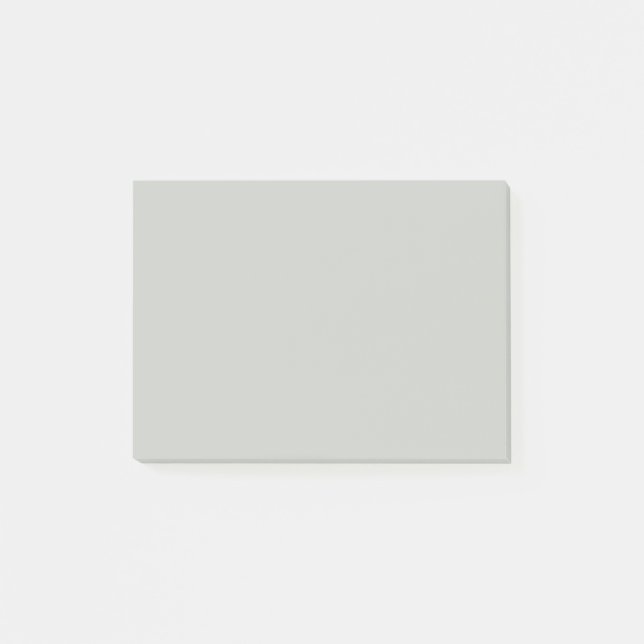 Misty Gray Green Solid Color Post-it Notes (Front)