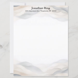 Misty Hills Stationery Paper