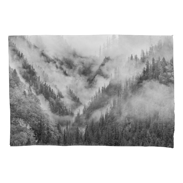 Misty Jiuzhaigou: UNESCO Heritage China. Pillow Case (Front)
