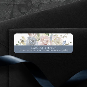 Misty Lake Lovely Soft Dusty Hued Branding Label