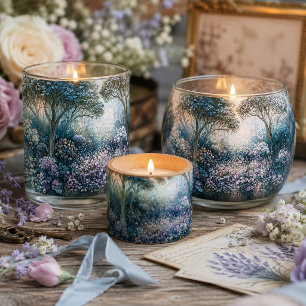 Misty Lavender Ethereal Forest Glade Decoupage Tissue Paper