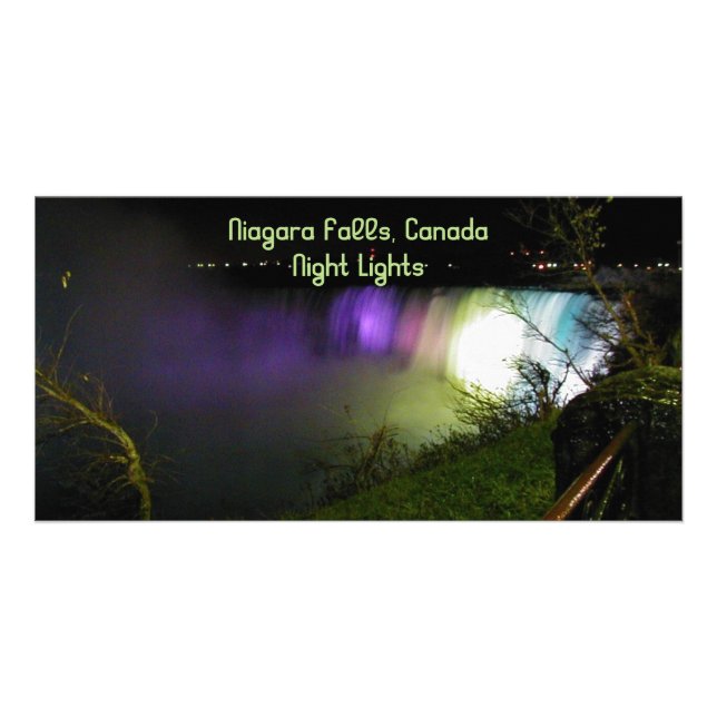 Misty Lights Niagara Falls Card (Front)
