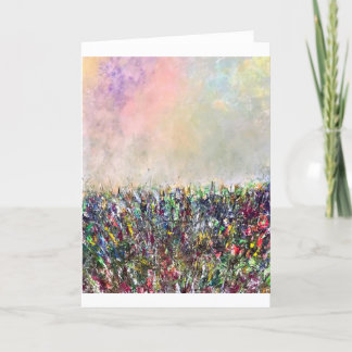 Misty Meadows Note Card <Blank Inside>