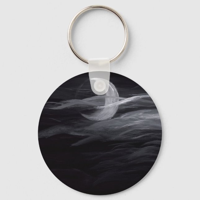 Misty Moon Keychain (Front)