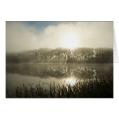 Misty morning - card (Front Horizontal)