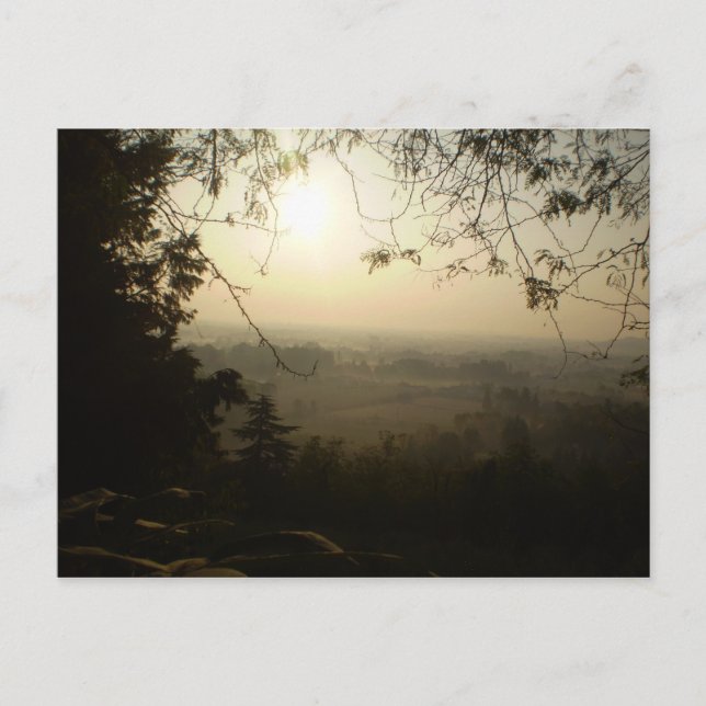 Misty Morning in Vicenza Postcard (Front)