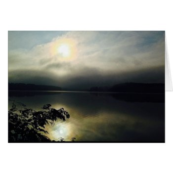 Misty Morning Lake Sunrise (#2 In Series) by DesireeGriffiths at Zazzle