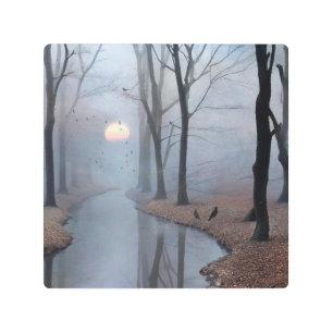 Misty Morning Metal Art