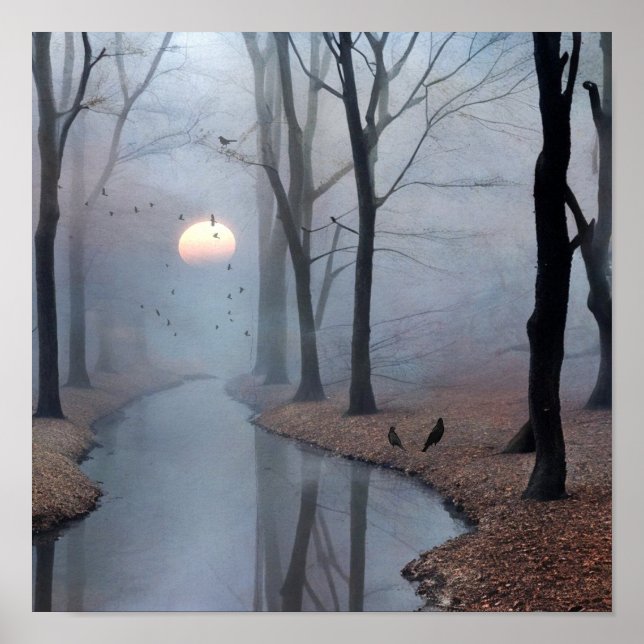 Misty Morning Poster (Front)