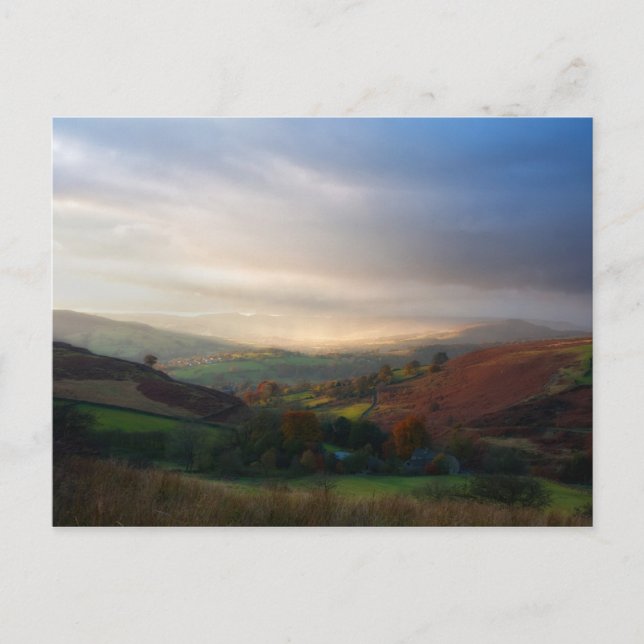 Misty Morning View Postcard (Front)