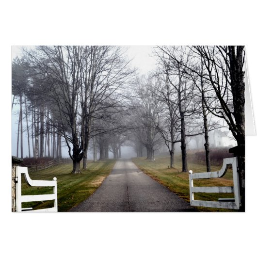 Misty Morning Welcome (Front Horizontal)