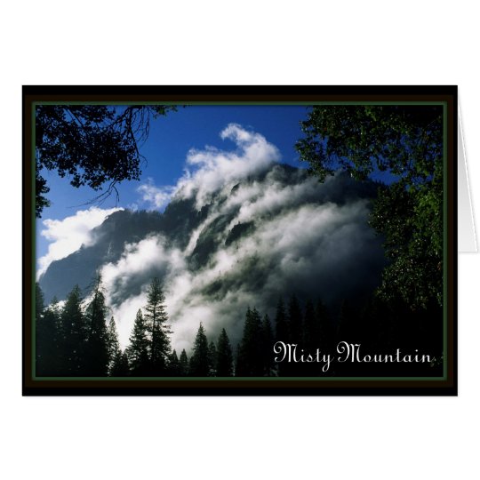 Misty Mountain Card