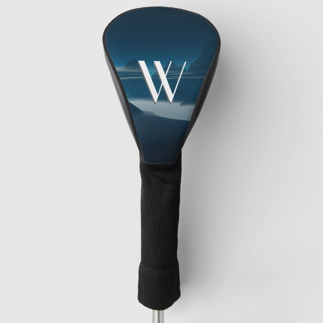 Misty Mountain Custom Golf Head Cover (Front)