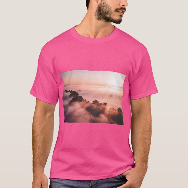 Misty Mountain Dawn Tee (Front)
