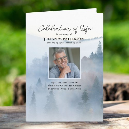 Misty Mountain Pines Celebration of Life Funeral  Program
