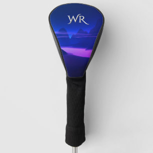 Misty Mountain Purple Monogram Golf Head Cover