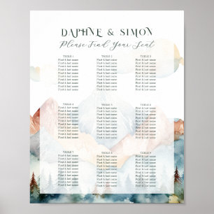 Misty Mountain Wedding Poster