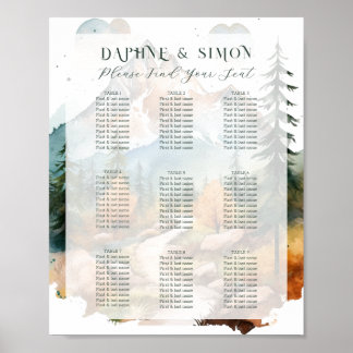 Misty Mountain Wedding Poster