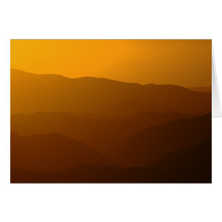 Misty Mountainous Sunset - TBD series Cards