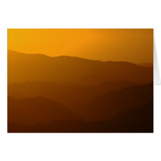 Misty Mountainous Sunset - TBD series Cards (Front Horizontal)
