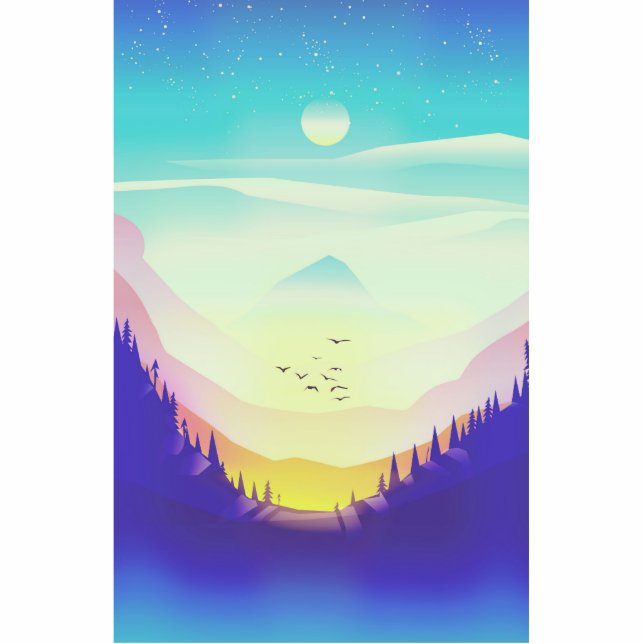Misty Mountains Cutout (Front)