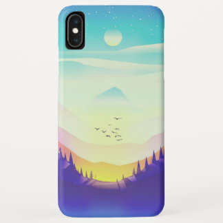 Misty Mountains Magical Mountain Range. iPhone XS Max Case