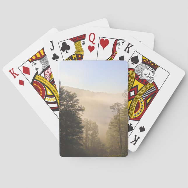 Misty Mountains Scenic Playing Cards (Back)