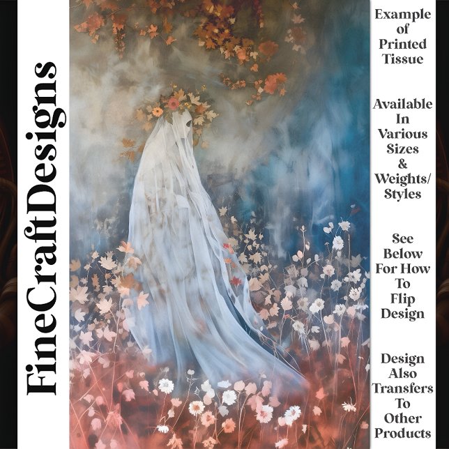 Misty Mystical Ethereal Goddess Ghost T4 Decoupage Tissue Paper (Creator Uploaded)