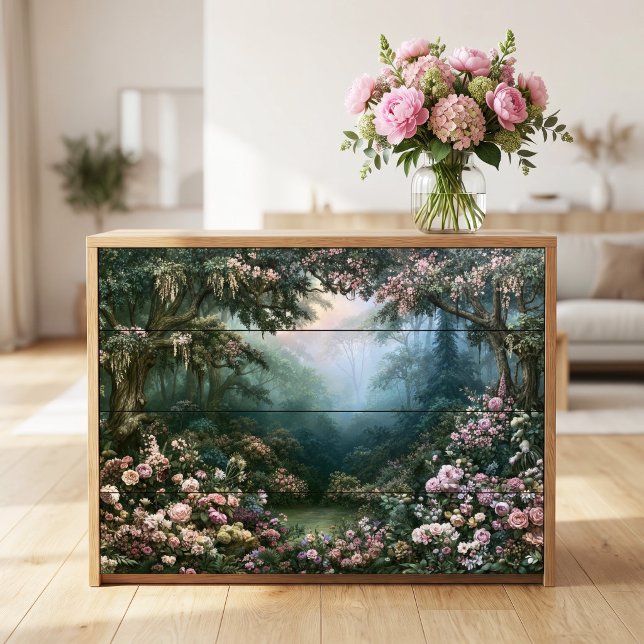 Misty Peony Enchanted Forest Glade Decoupage Tissue Paper (Creator Uploaded)