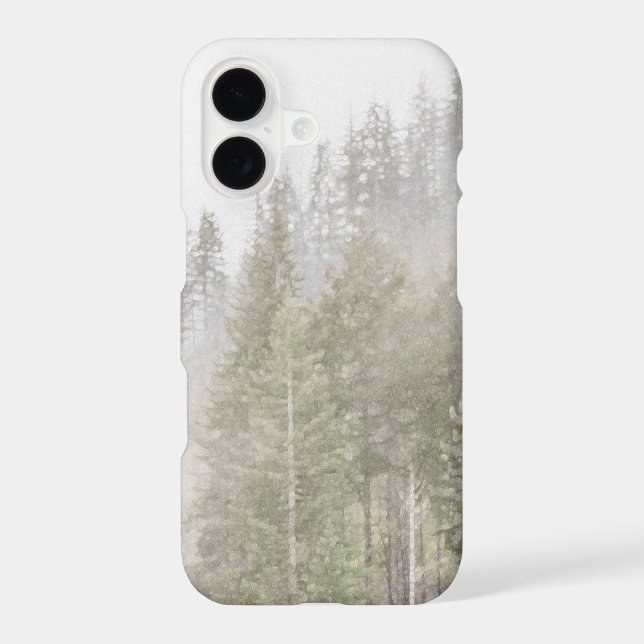 Misty Pines Iphone Case (Back)
