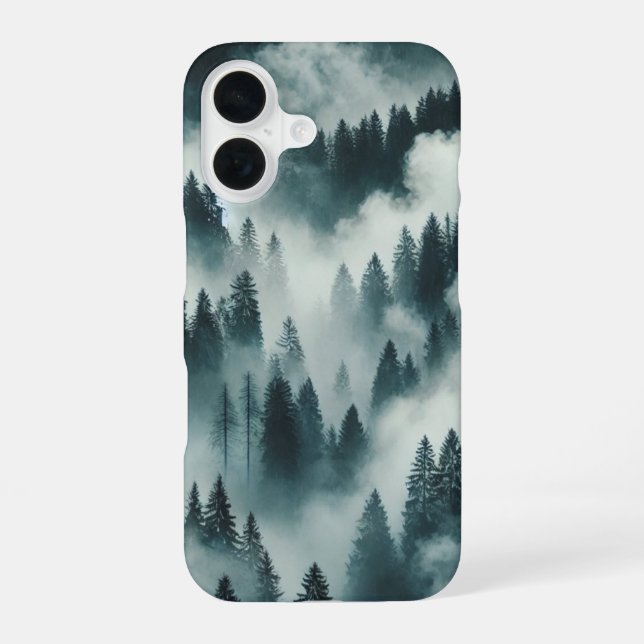 Misty Pines iPhone Case (Back)