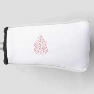 Misty Rose, Flush Mahogany, Decorative Design Golf Head Cover