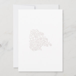 Misty Rose, Flush Mahogany, Decorative Design Holiday Card