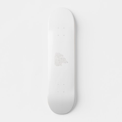 Misty Rose Flush Mahogany Decorative Design Skateboard